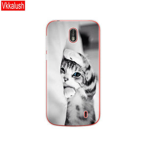 Phone Case For Nokia 1 Plus Case Cover Cute Cartoon Silicon Soft Back Cover Nokia 1 For Nokia1 Plus Case Bag bumper coque capa