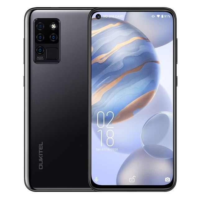OUKITEL C21 Helio P60 Quad Camera 20MP Selfie 6.4'' FHD+ Hole Punch Screen 4000mAh Octa Core 4+64GB Phone 4G Celular Smartphone