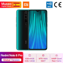 Load image into Gallery viewer, Global Version Xiaomi Redmi Note 8 Pro 64GB / 128GB ROM 64MP Quad Cameras MTK Helio G90T Smartphone 4500mAh 18W QC 3.0 UFS 2.1
