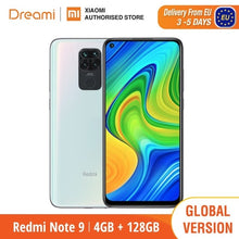 Load image into Gallery viewer, Global Version Xiaomi Redmi Note 9 4GB RAM 128GB ROM (Brand New / Sealed) redminote9, note9, Smartphone mobile
