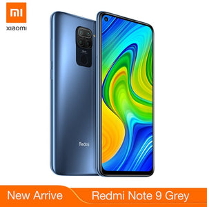 New Global version Redmi Note 9 64GB 3GB RAM Smartphone Helio G85 5020mAh battery 18W fast Charging 6.53" DotDisplay 48MP Camera