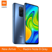Load image into Gallery viewer, New Global Version Redmi Note 9 128GB 4GB Smartphone Helio G85 5020mAh battery 18W fast Charging 6.53&quot; DotDisplay 48MP Camera
