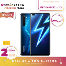 Load image into Gallery viewer, [Official Spanish guarantee version] Realme 6 pro Smartphone of 6.6 ”, 8 GB RAM + 128 GB ROM, OctaCore Snapdragon 720G processor
